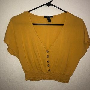 Flowey cropped shirt